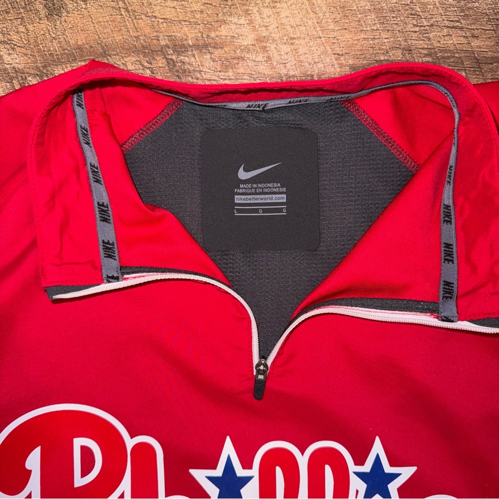 Nike Philadelphia Phillies Pullover Jacket – Men’s Size Large - Picture 4 of 12